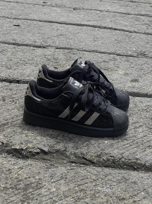 ADIDAS CAMPUS NEGRA BRILLANTE | DAMA