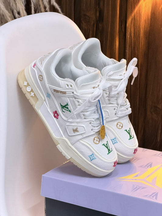 LOUIS VUITTON TRAINER LOGOS BLANCA | HOMBRE Y DAMA
