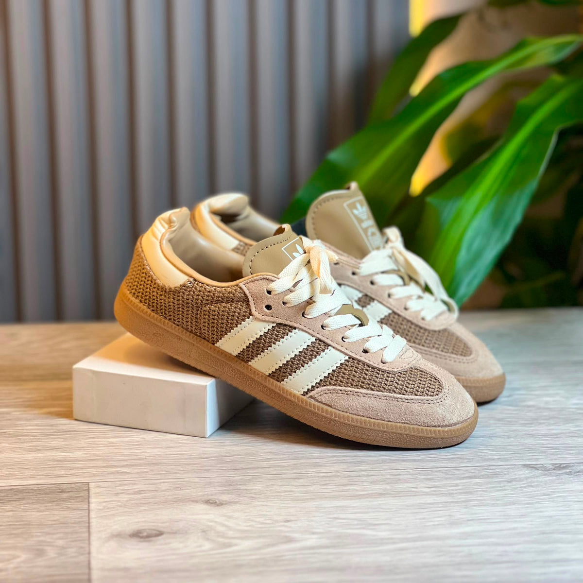 ADIDAS SAMBA TEJIDA CAFE | DAMA