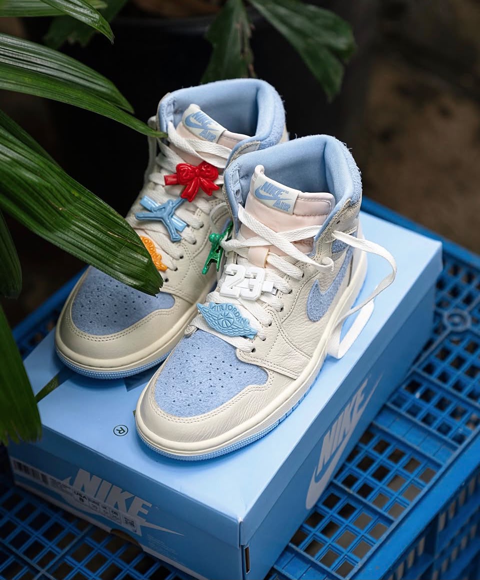 NIKE RETRO 1 BOTA AZUL BLANCO | DAMA